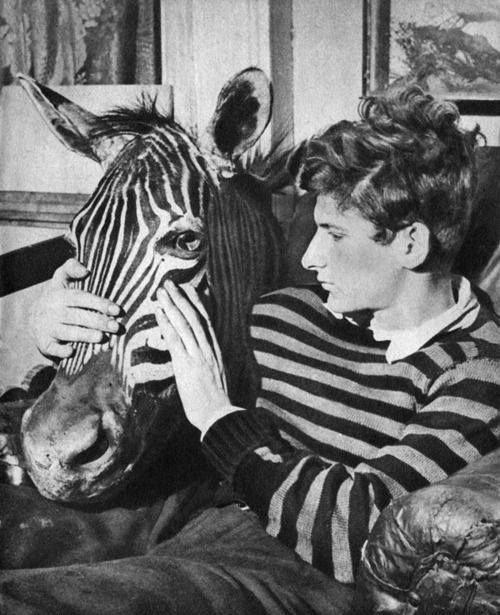 Lucian Freud with Zebra Head, ca. 1943, courtesy of Tate Modern